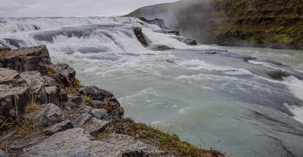 Gullfoss Wasserfall im Süden Islands