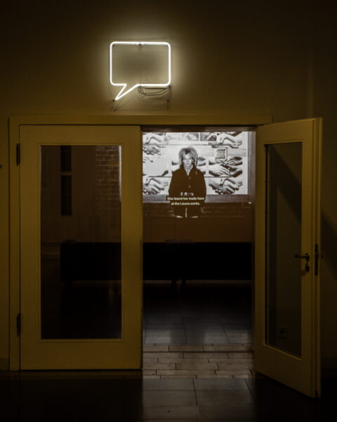 Videoinstallation im Albertinum Dresden