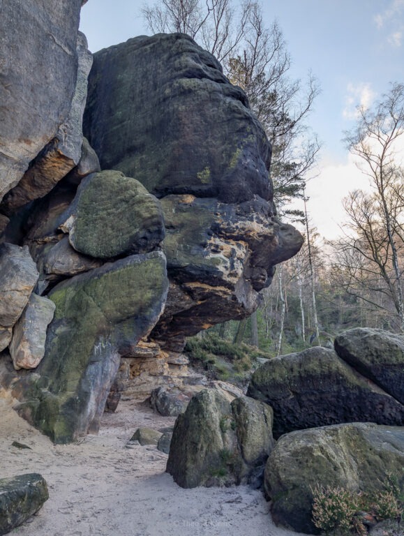 Sandsteinformationen am Frienstein