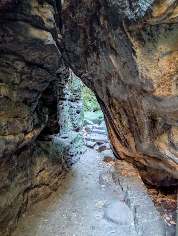 Auf dem Weg zur Bastei
