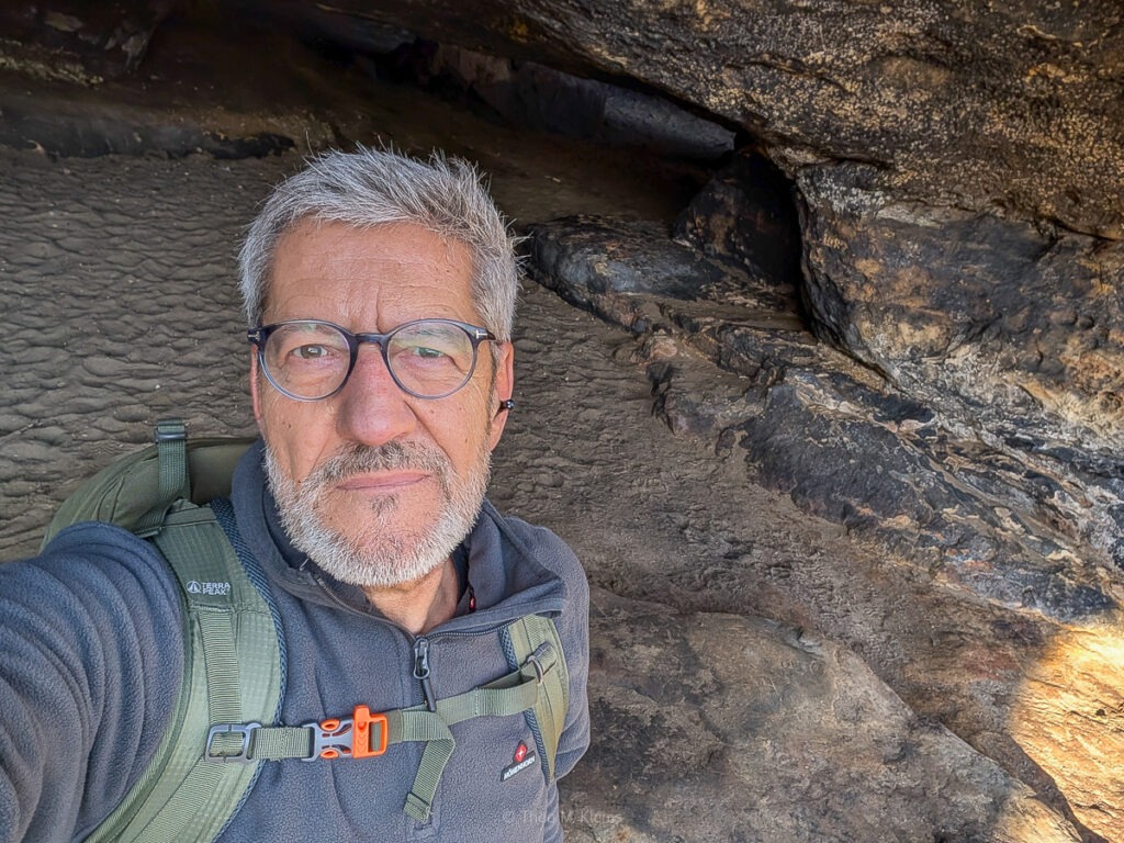 In der Idagrotte unterhalb des Friensteins