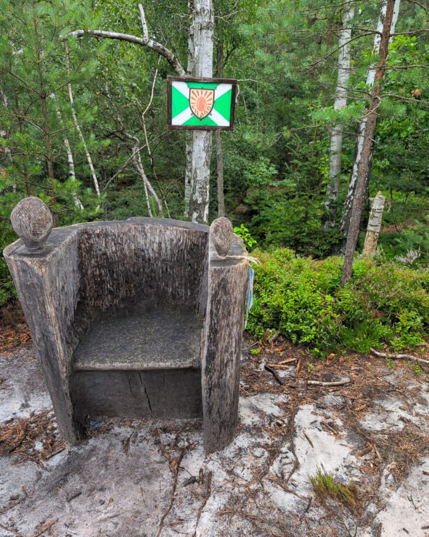 Großvaterstuhl im Bielatal nahe Rosenthal, Sächsische Schweiz