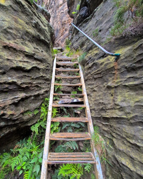 Herkulessäulen im Bielatal bei Rosenthal, Sächsische Schweiz