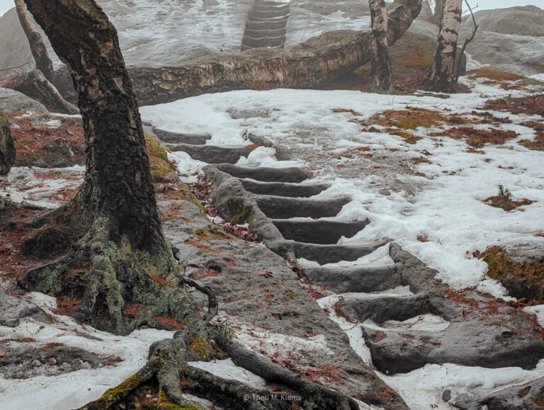 Hohe Liebe im Winter – Umkehren vor dem Gipfel hohe liebe sächsische schweiz