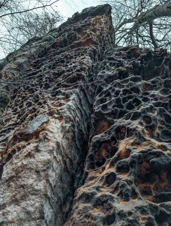 Typische Verwitterungsformen im Sandstein