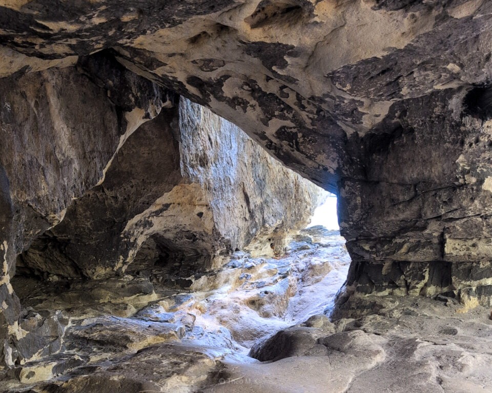 Elbsandstein, hier am Kuhstall in der Sächsischen Schweiz