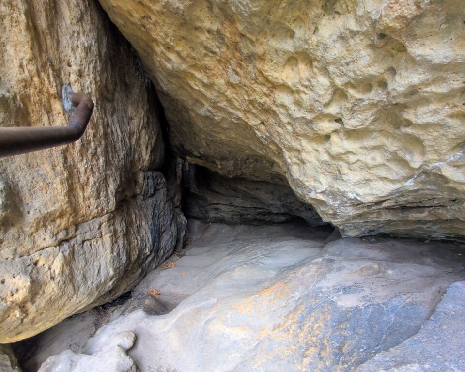 Die Farben des Sandsteins, vorm Schneiderloch am Kuhstall