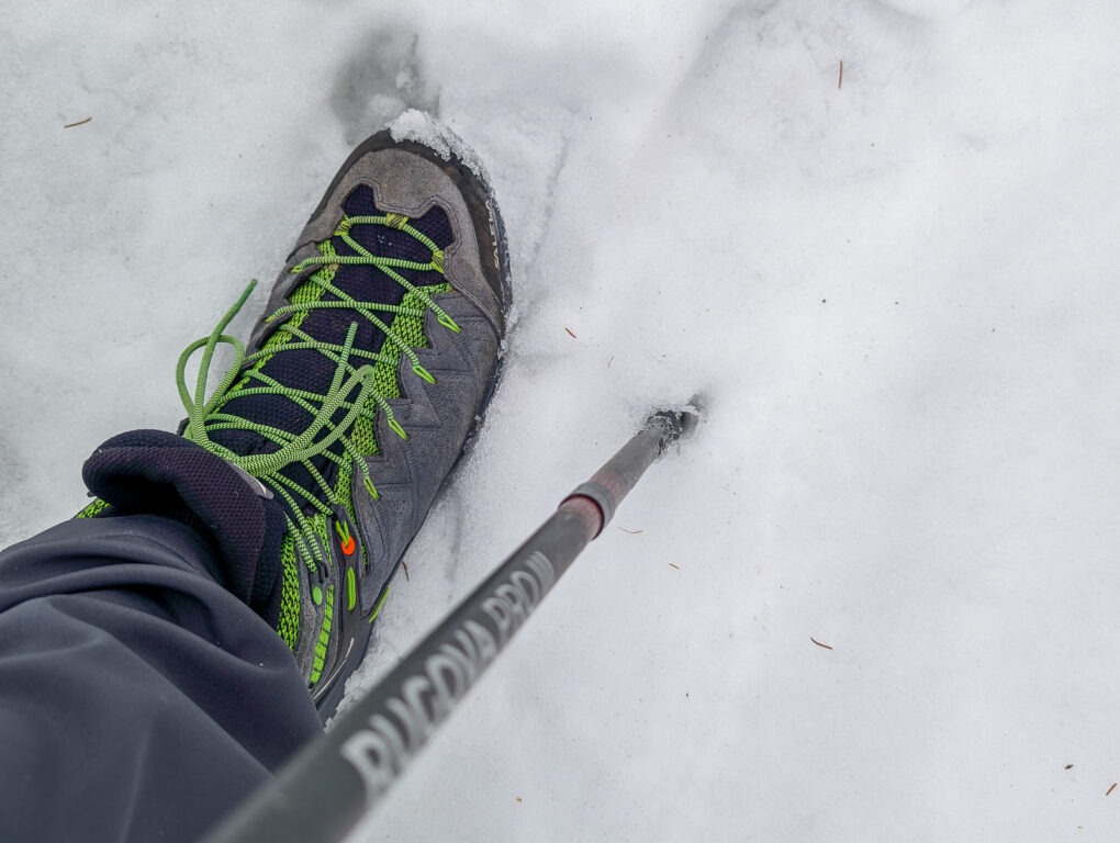 Trittsicherheit im Sandstein