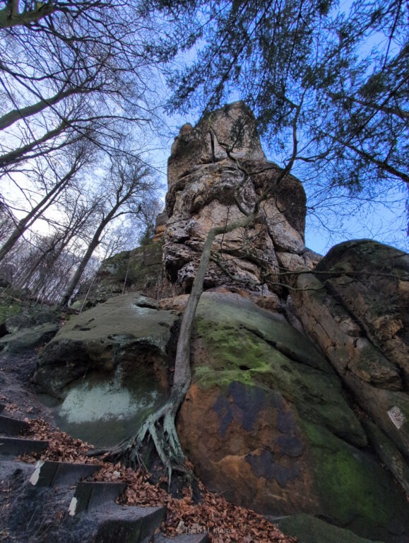 Auf dem Weg zum Frienstein durch typische Sandsteinlandschaft der Sächsischen Schweiz